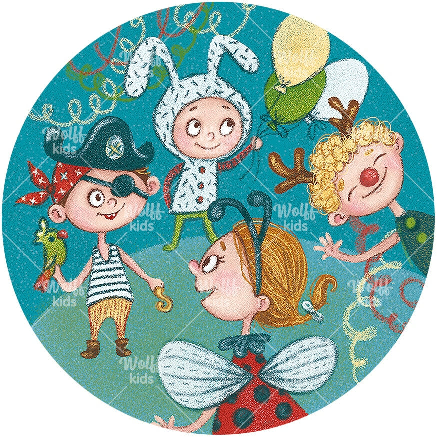 Einzelner Magnet: Fasching